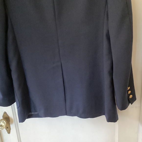 Vintage Boston Store Navy Blazer Men’s 41R Brass Buttons Pockets Lightweight - Picture 12 of 14